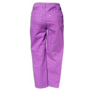 Cache Rhinestone Stud Embellished Crop Straight Leg Jean Pant Stretch NWT $98